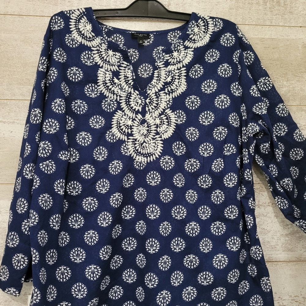 TALBOTS Tunic top